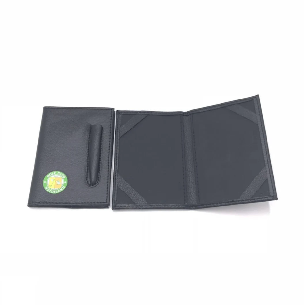 Custom Genuine Leather Golf Yardage Book Cover Golf Scorecard Holder