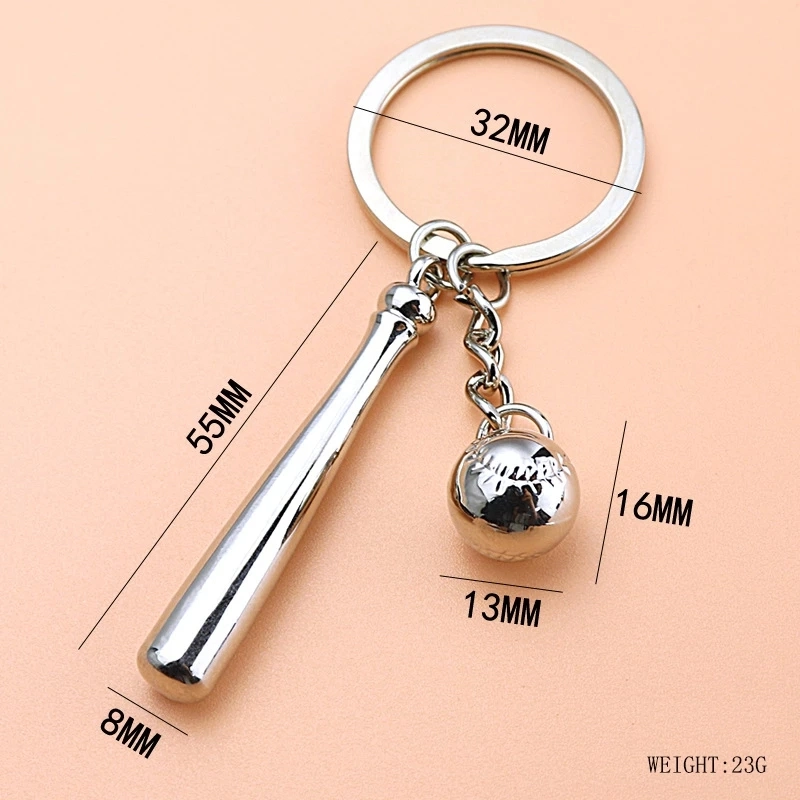 China Factory Custom Zinc Alloy Badminton Ping- Pongkey Ring Whloesale 3D Shape Sport Souvenir Gift Keychain